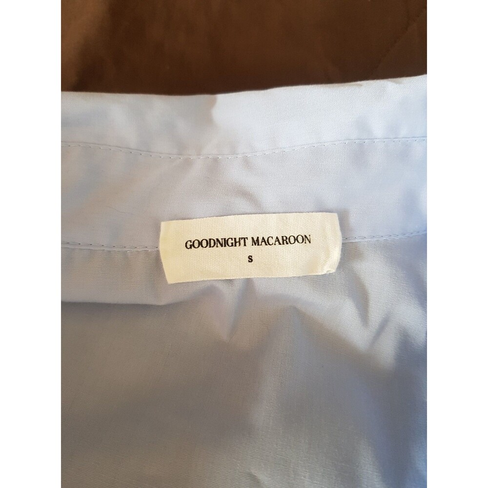 Goodnight Macaroon Womens Sz Small Dress Office Work Minimalist Preppy Minimal - Picture 10 of 13